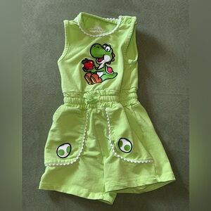 Nintendo World Green Nintendo Yoshi Romper XXS Youth